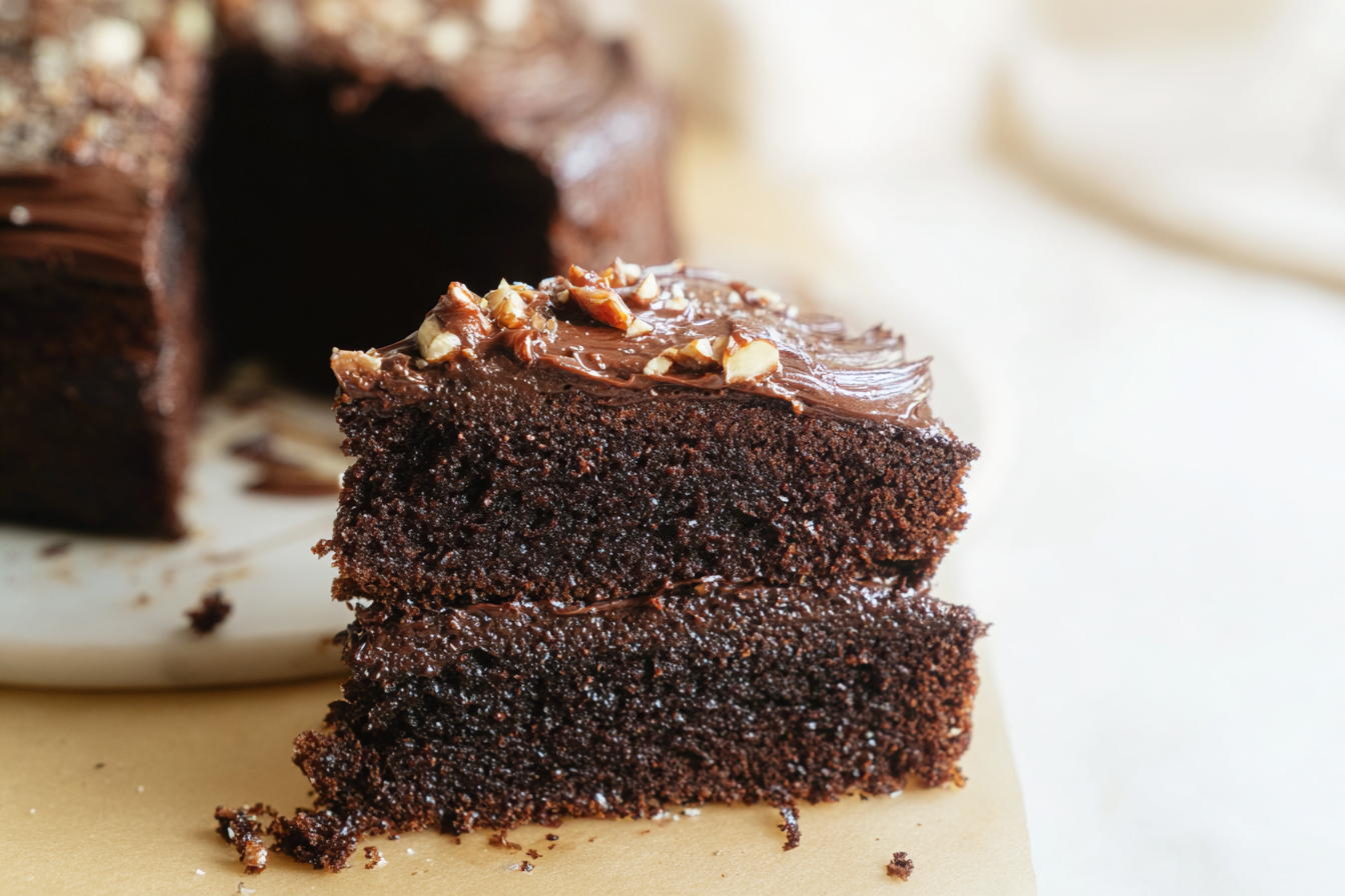 Lazy Chocolate Nutella Cake