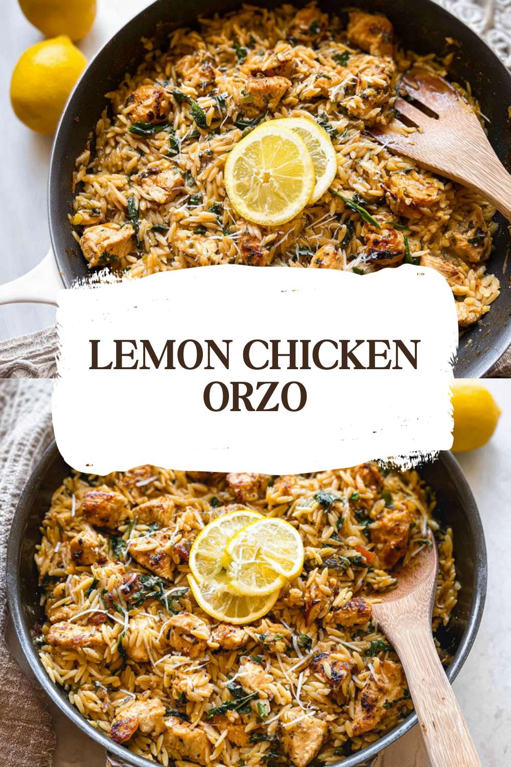 Lemon Chicken Orzo