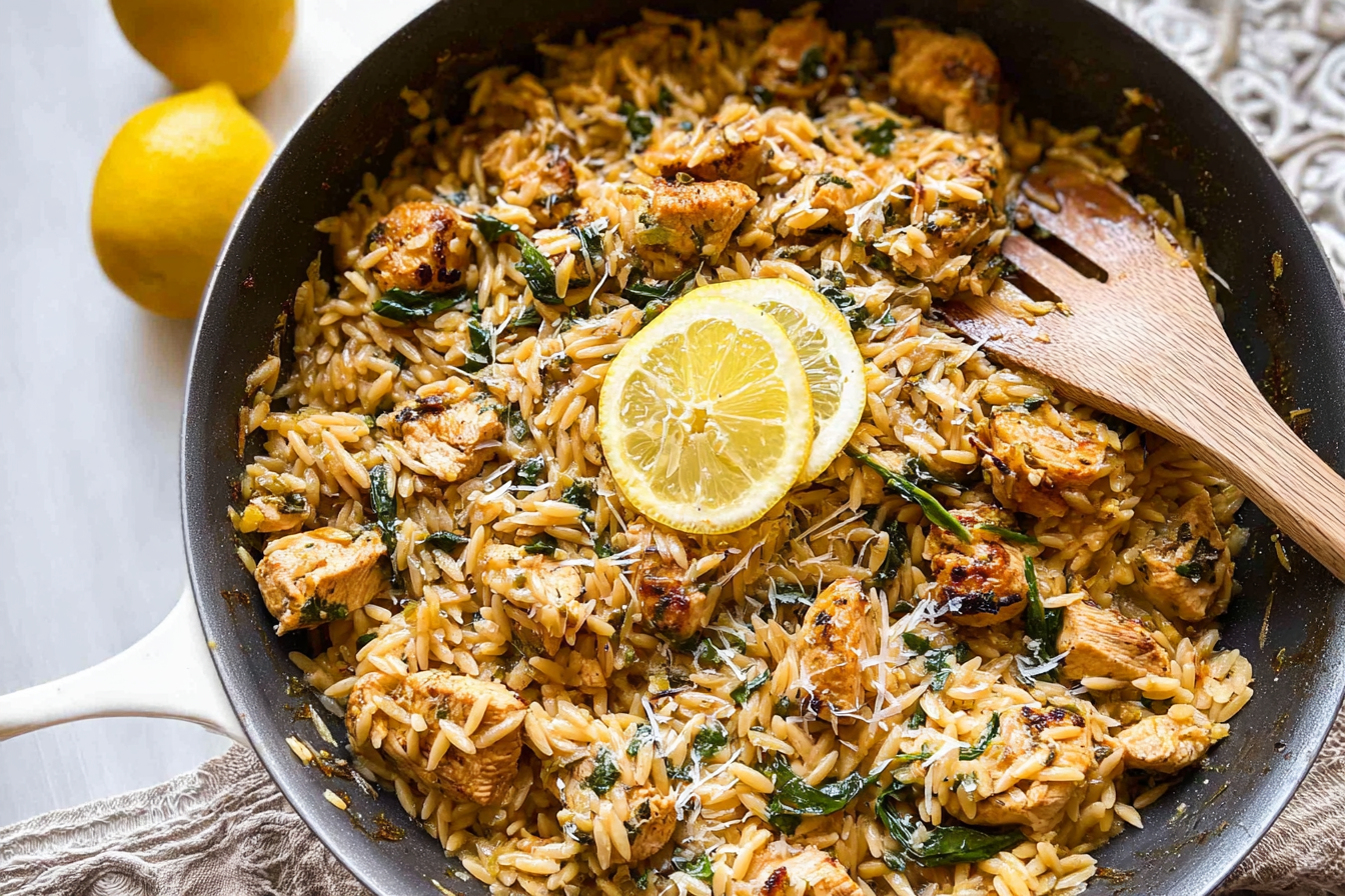 Lemon Chicken Orzo