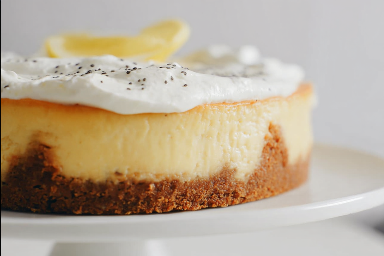 Lemon Poppy Seed Cheesecake