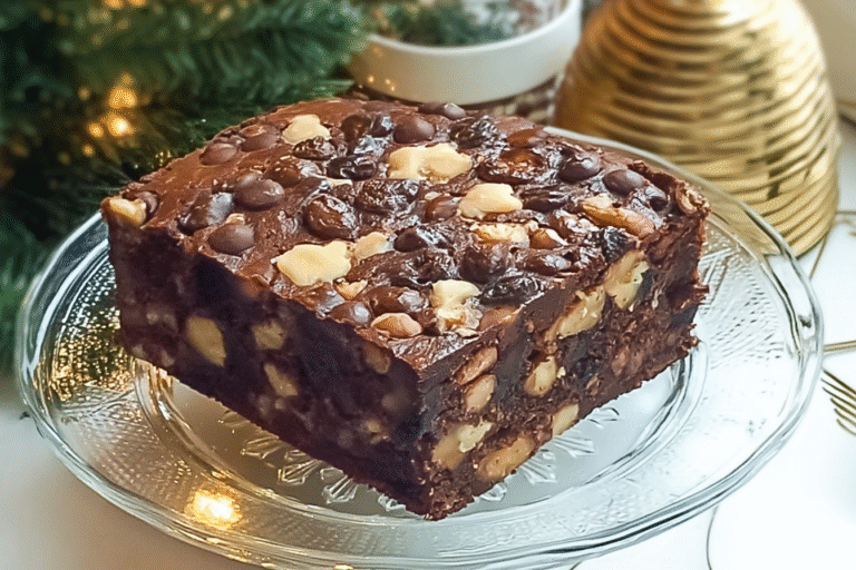 No Bake Christmas Cake 10.Png