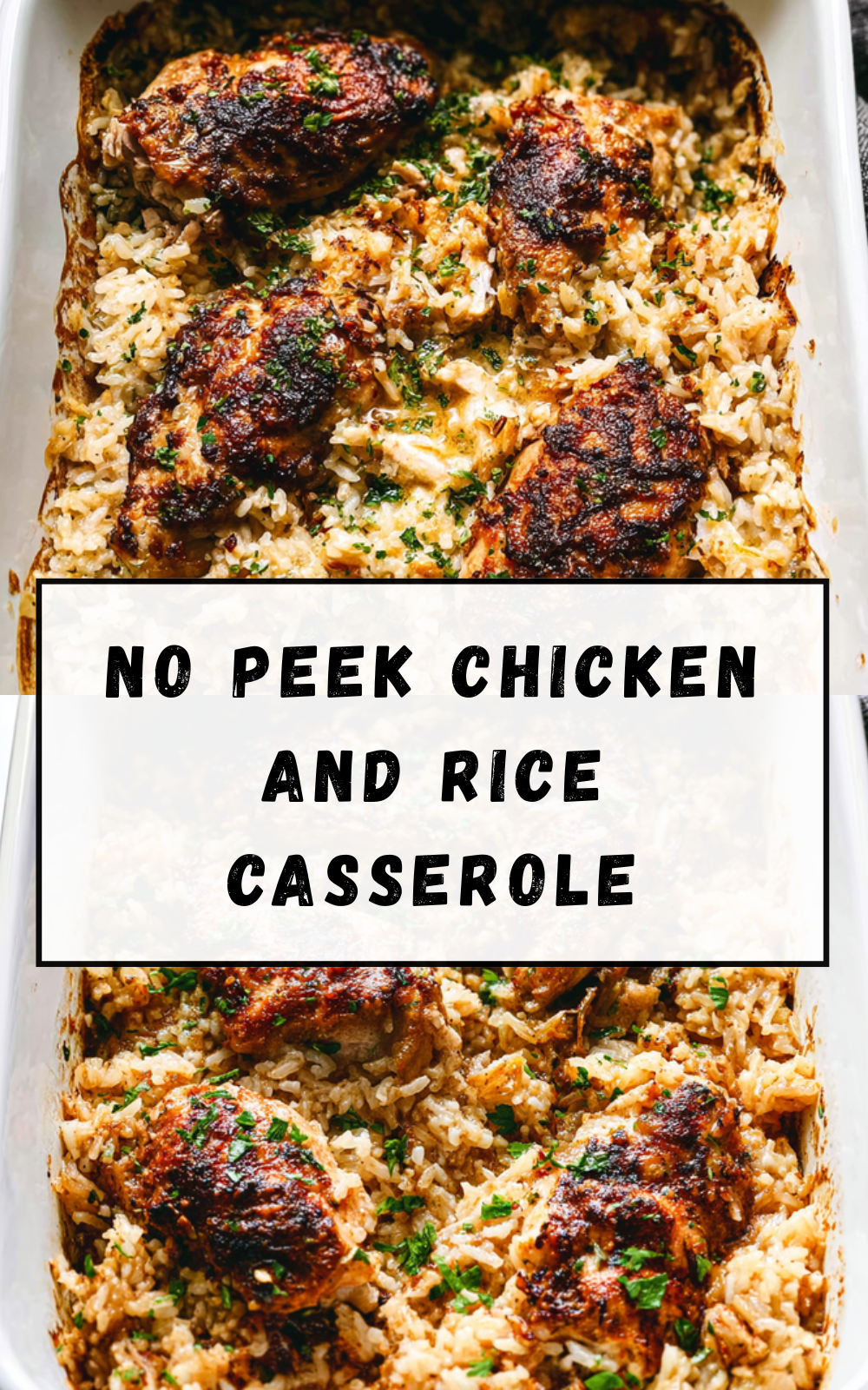 No Peek Chicken And Rice Casserole