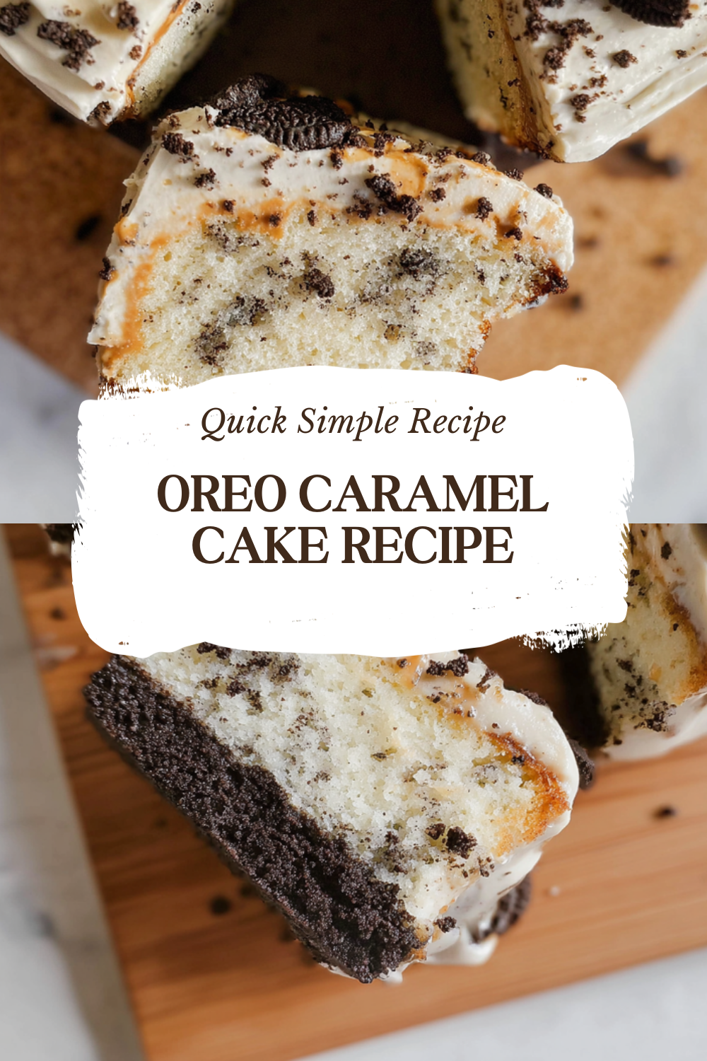 Oreo Caramel Cake Recipe