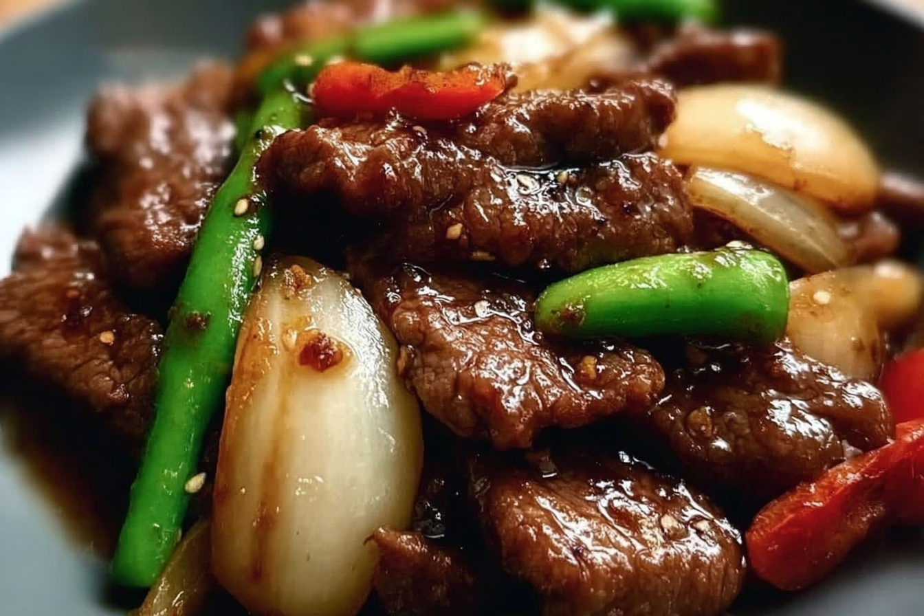 Pepper Steak Onions