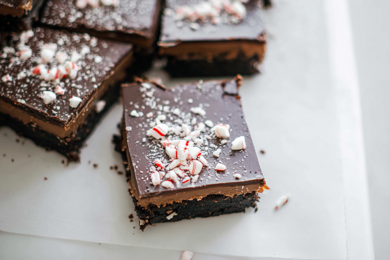 Peppermint Bark Brownies