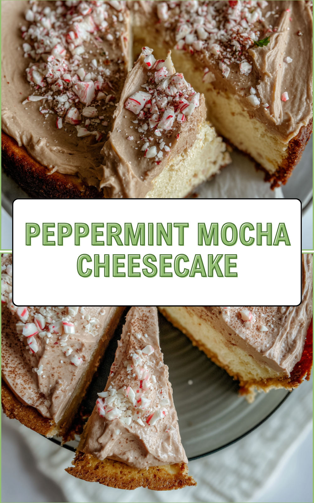 Peppermint Mocha Cheesecake