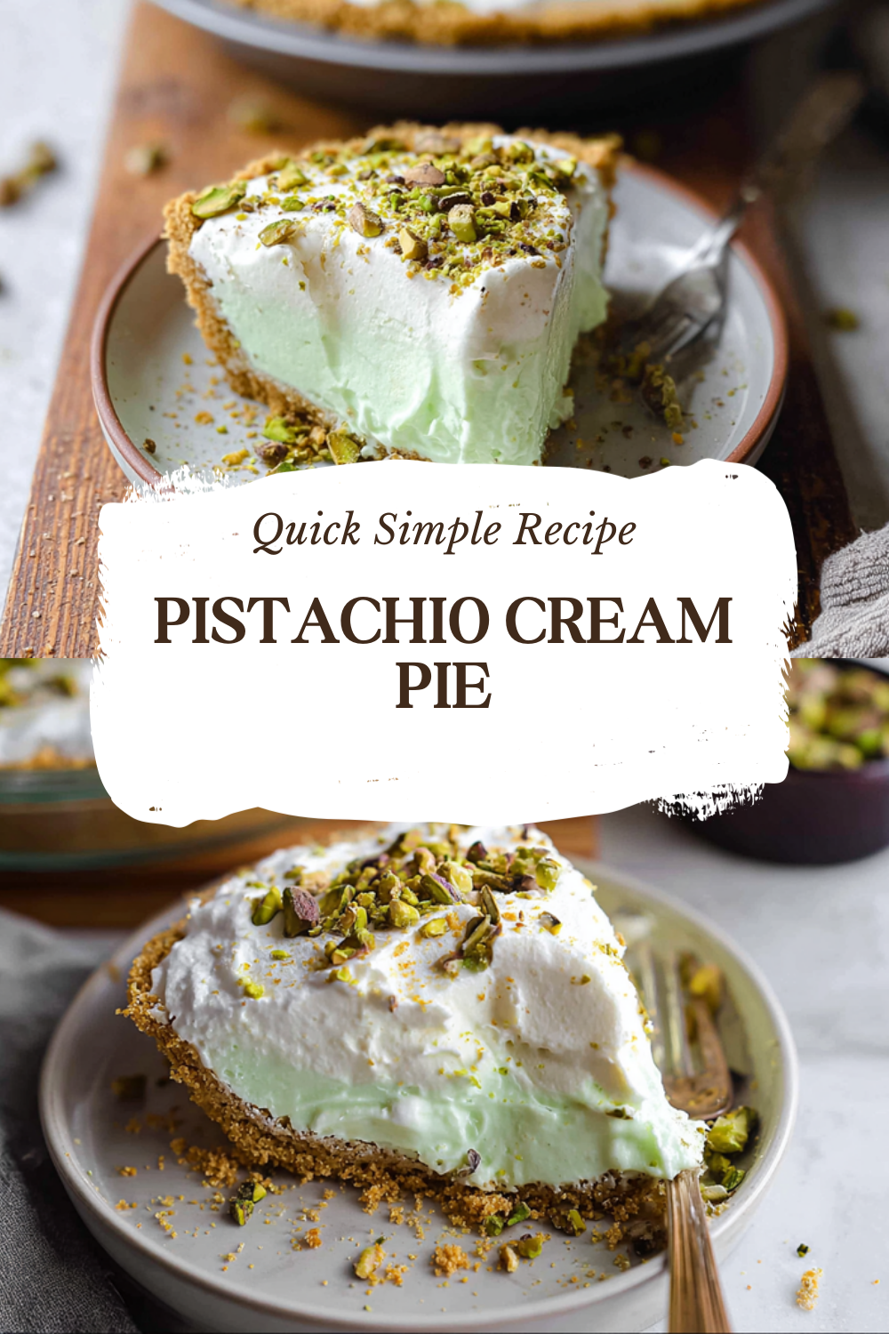 Pistachio Cream Pie