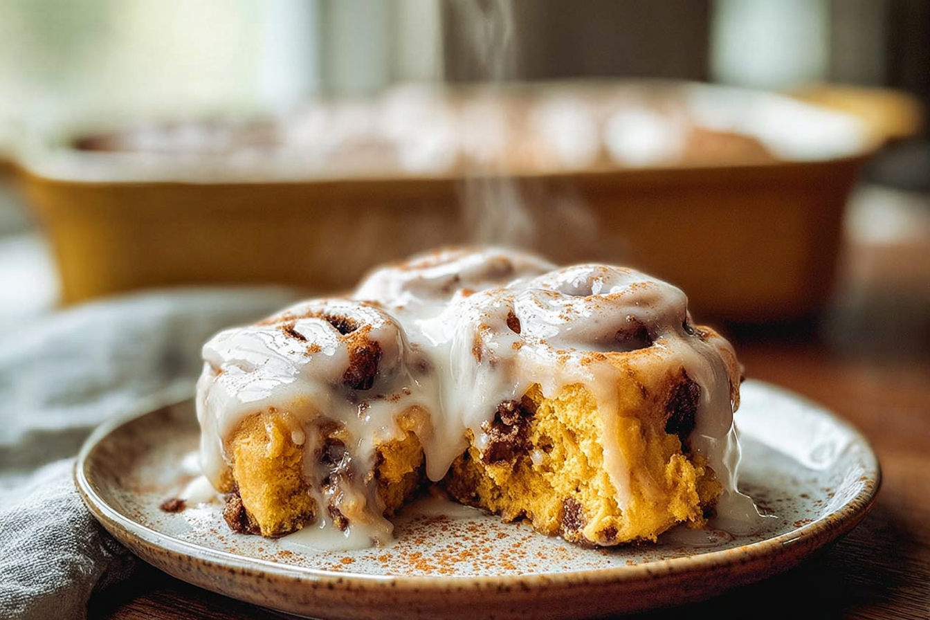 Pumpkin Cinnamon Rolls
