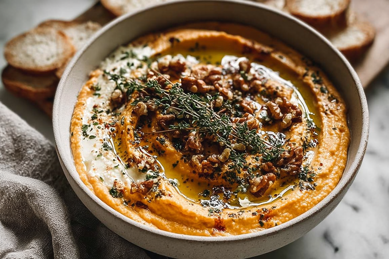 Pumpkin Whipped Feta Recipe With Creamy Fall Flavors 6 Pumpkin Whipped Feta Dip
