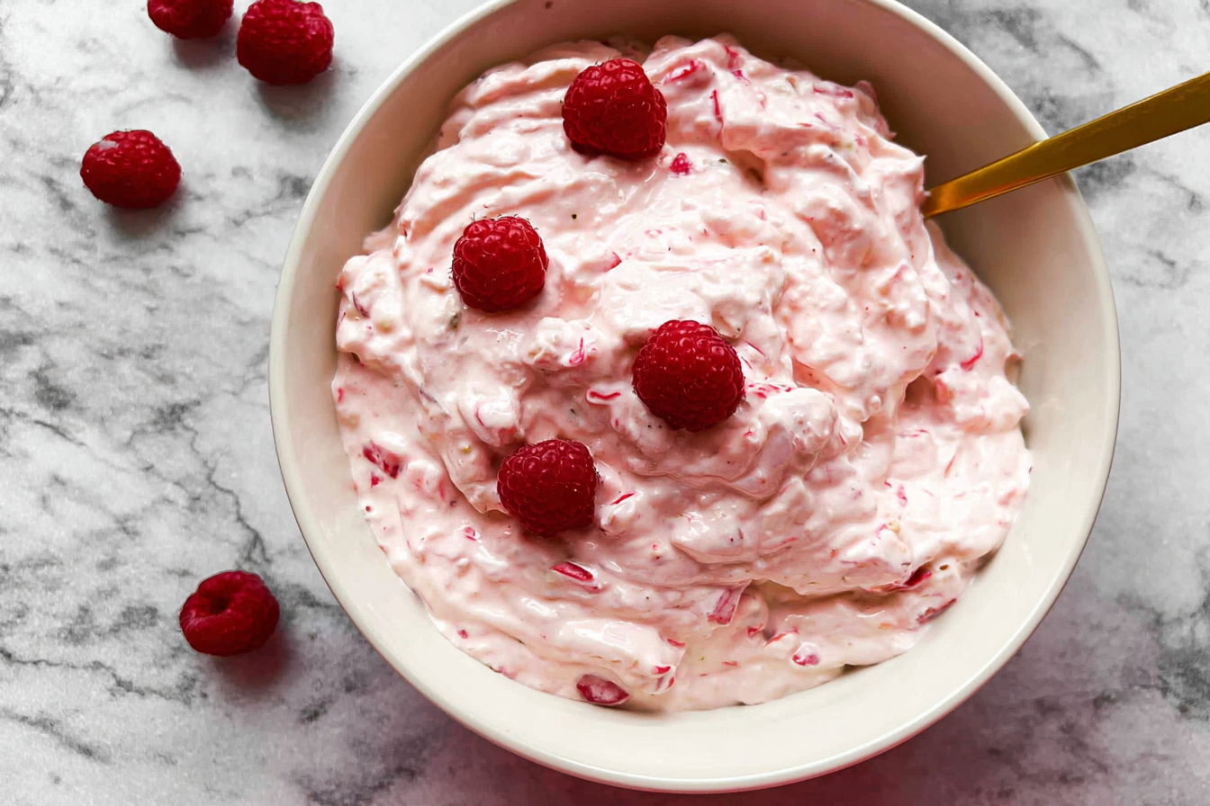 Raspberry Fluff Salad