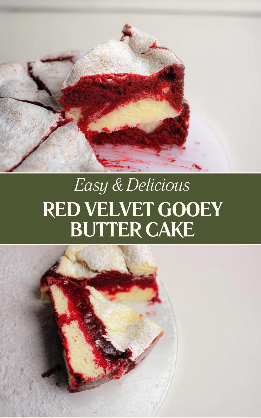 Red Velvet Gooey Butter Cake