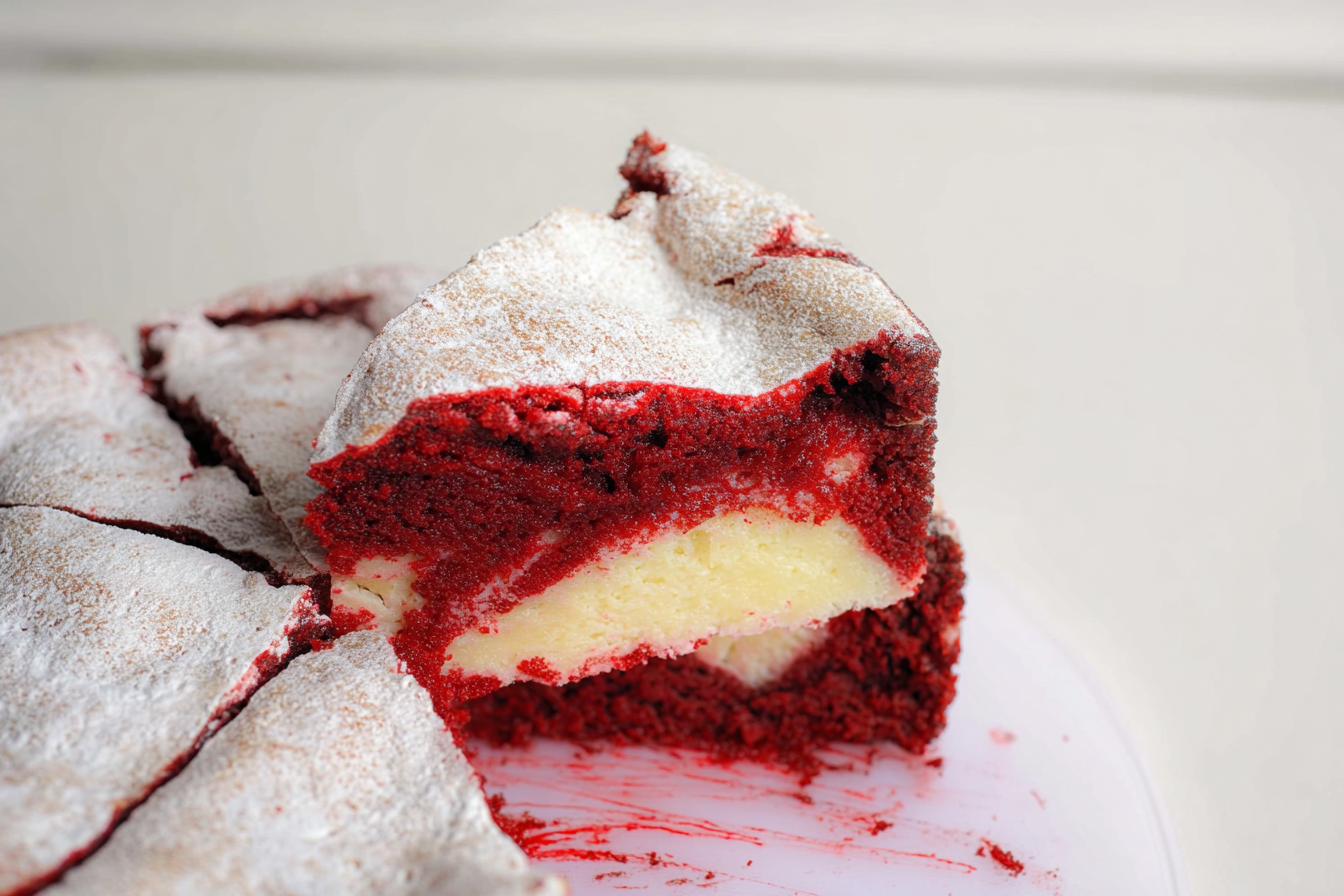 Red Velvet Gooey Butter Cake