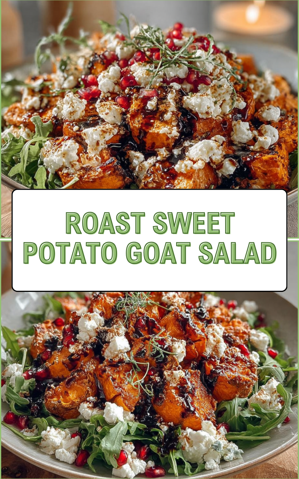 Roast Sweet Potato Goat Salad