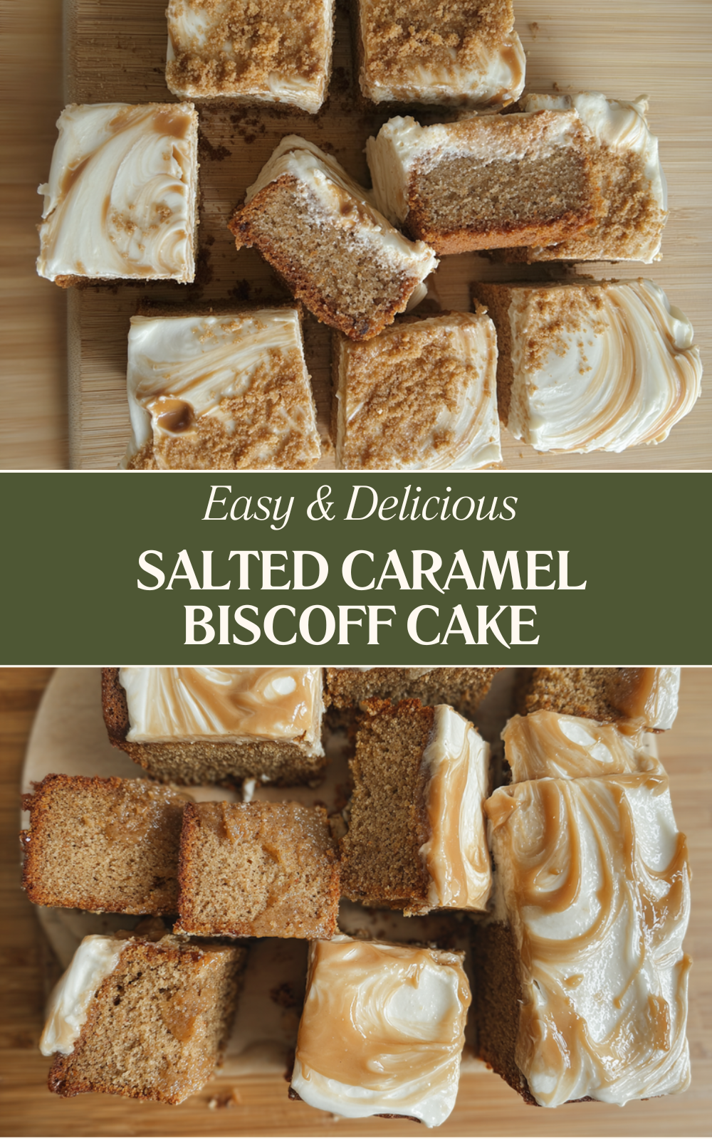 Salted Caramel Biscoff Cake