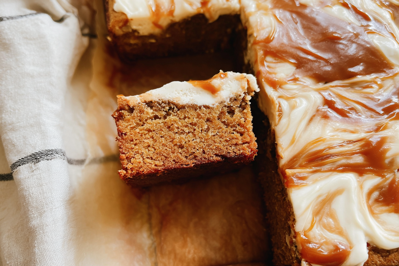 Salted Caramel Gingerbread Cake