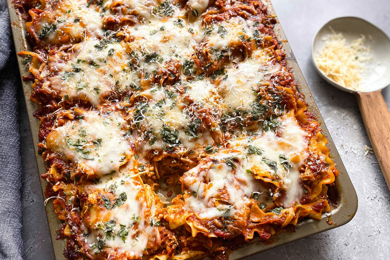 Sheet Pan Lasagna