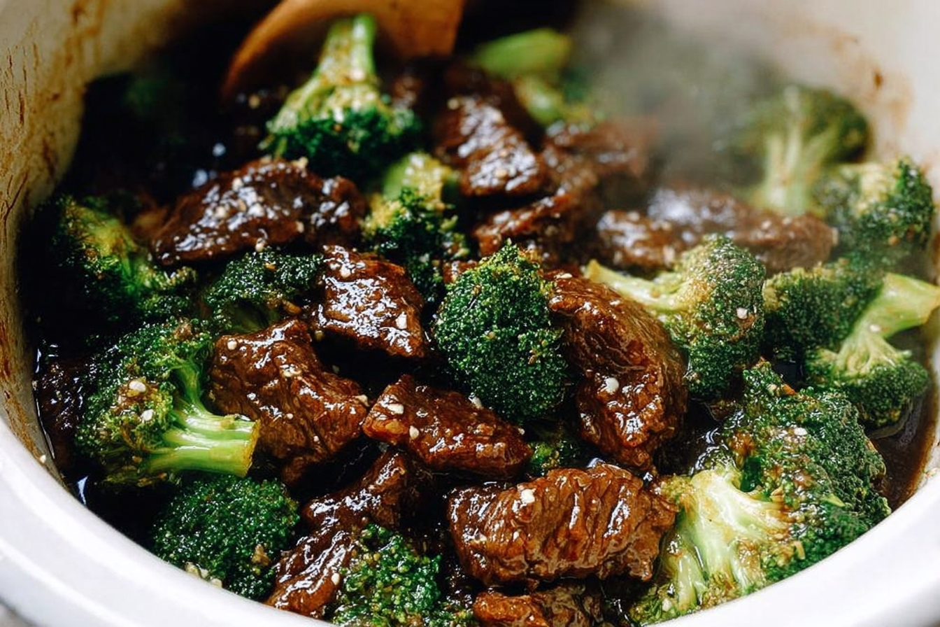 Slow Cooker Beef Broccoli