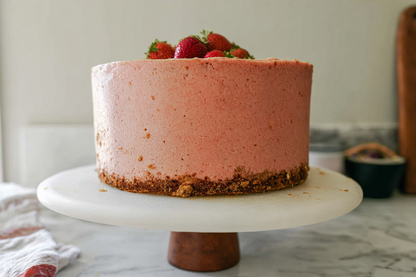 Strawberry Biscoff Cake