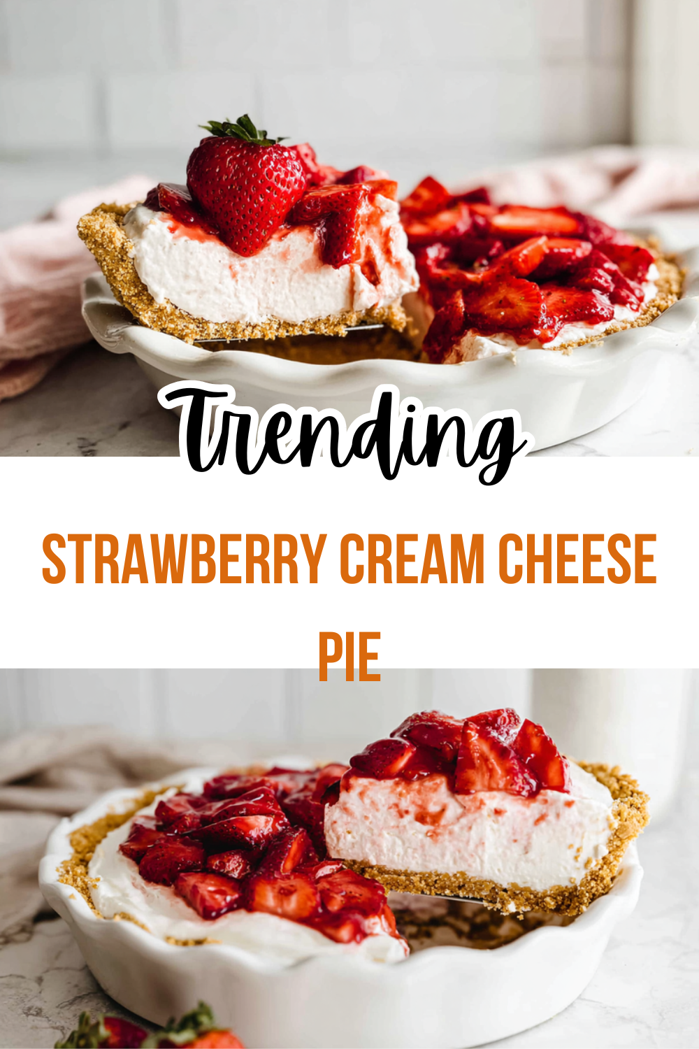 Strawberry Cream Cheese Pie