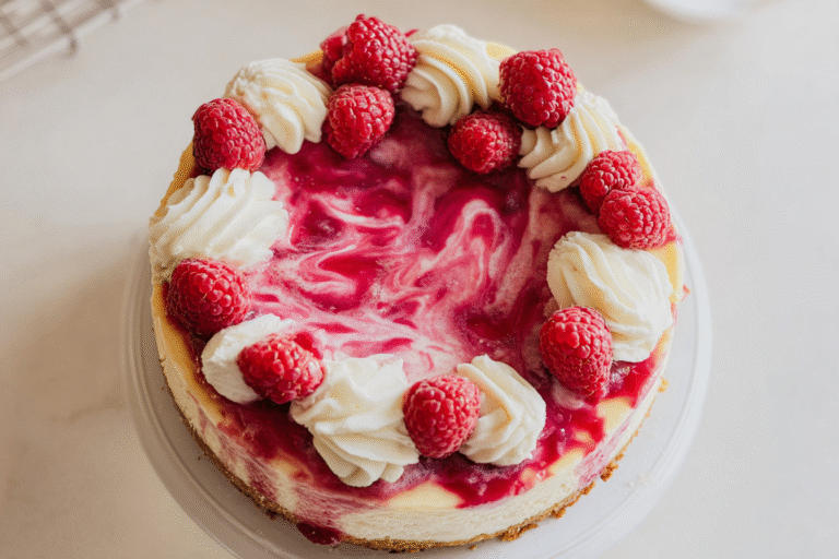 White Chocolate Raspberry Cheesecake Recipe 83.Png