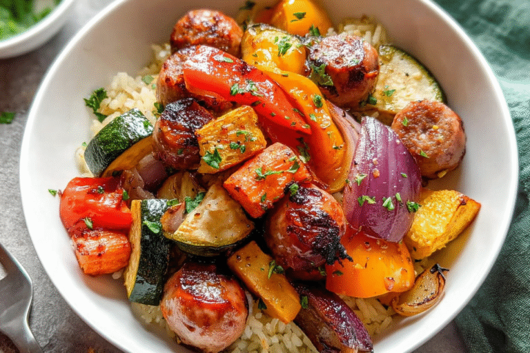 Air Fryer Chicken Sausage And Veggies 80.Png