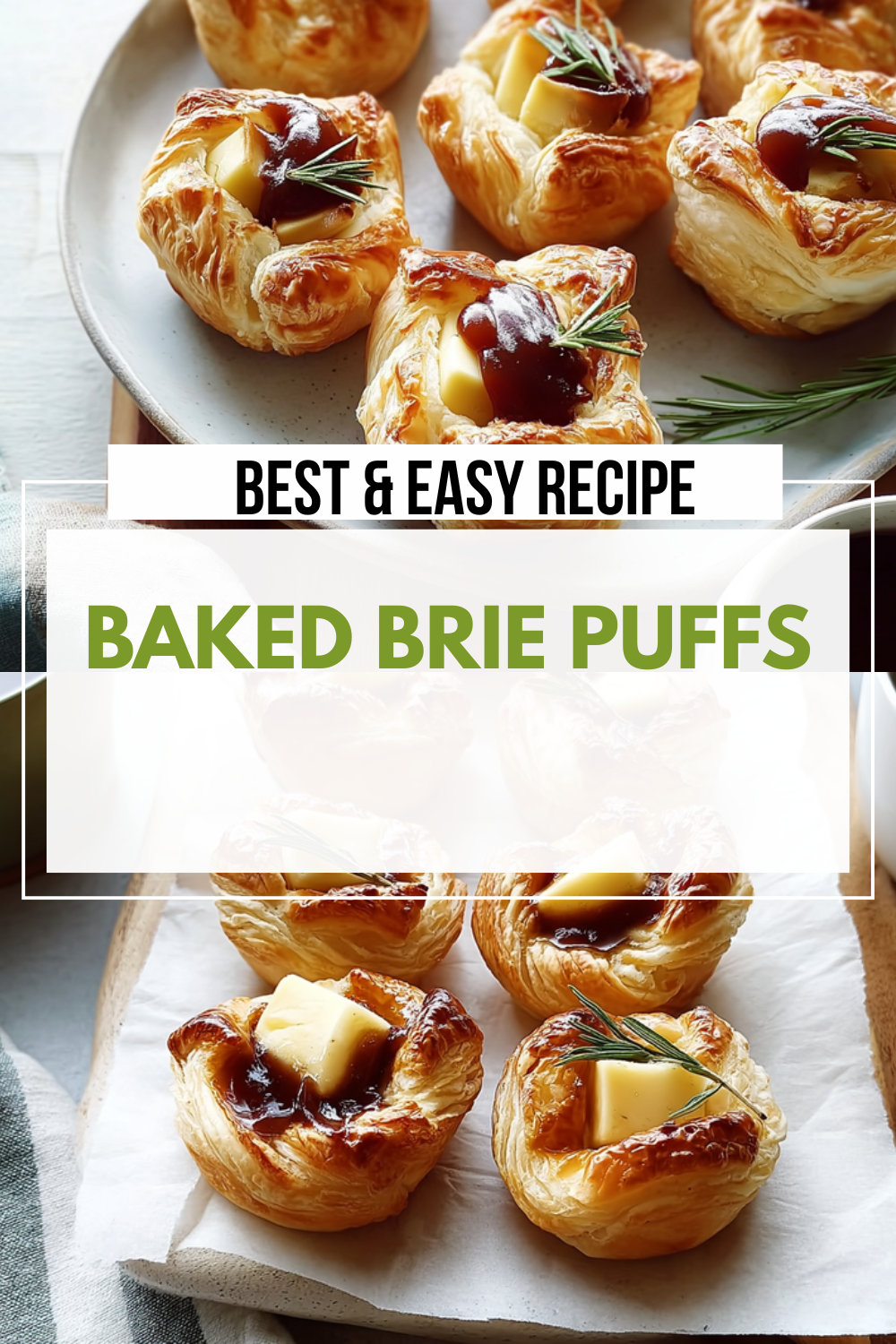 Baked Brie Puffs