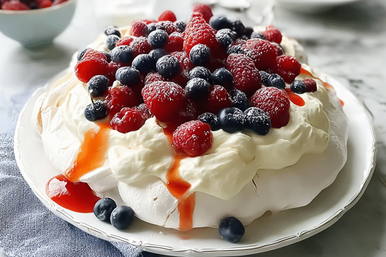 Berries And Cream Pavlova 96.Png