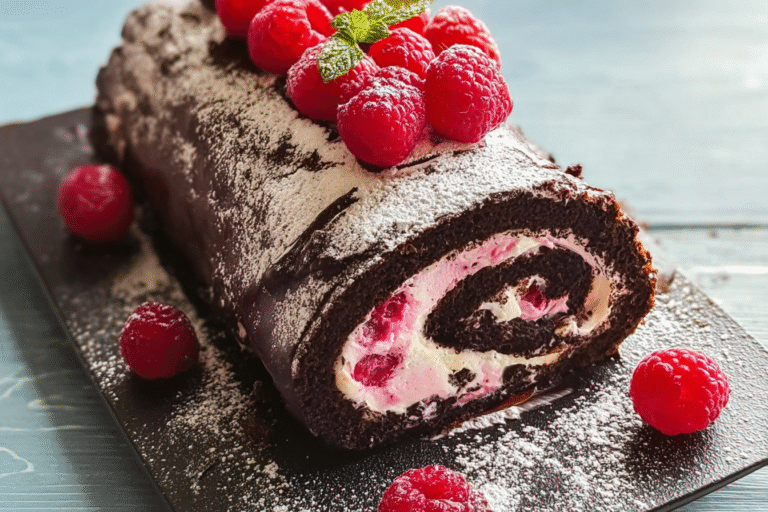 Chocolate Raspberry Cake Roll 87.Png