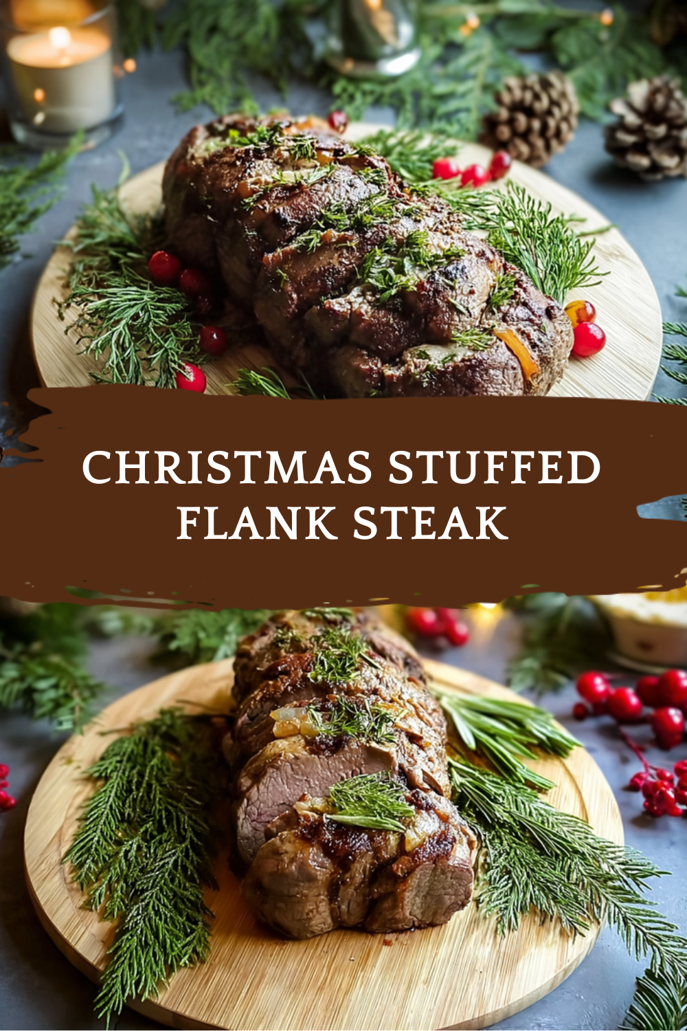 Christmas Stuffed Flank Steak