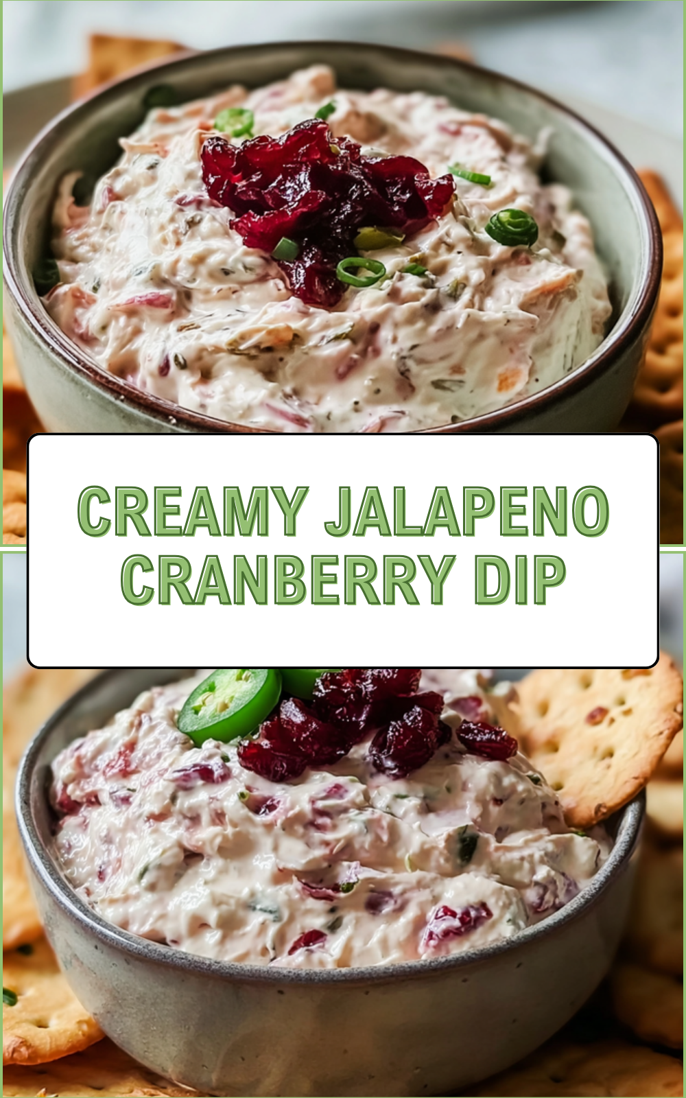 Creamy Jalapeno Cranberry Dip