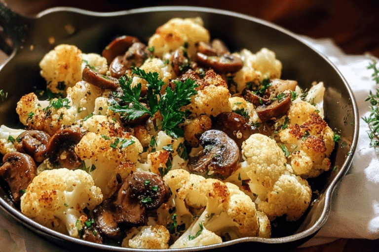 Garlic Cauliflower Mushroom Skillet 81.Png