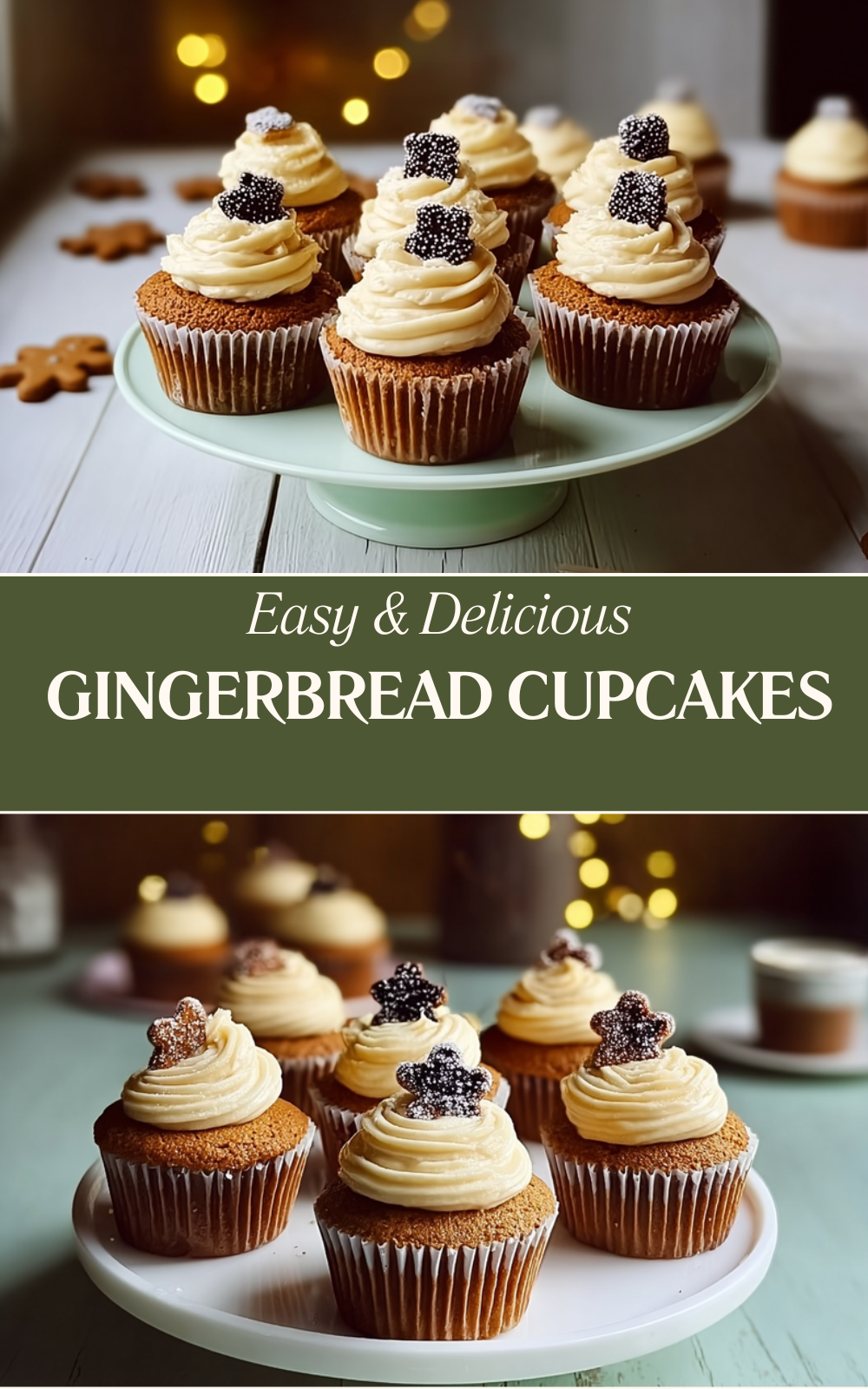 Gingerbread Cupcakes