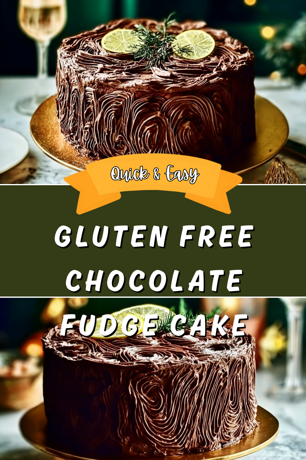 Gluten Free Chocolate Fudge Cake