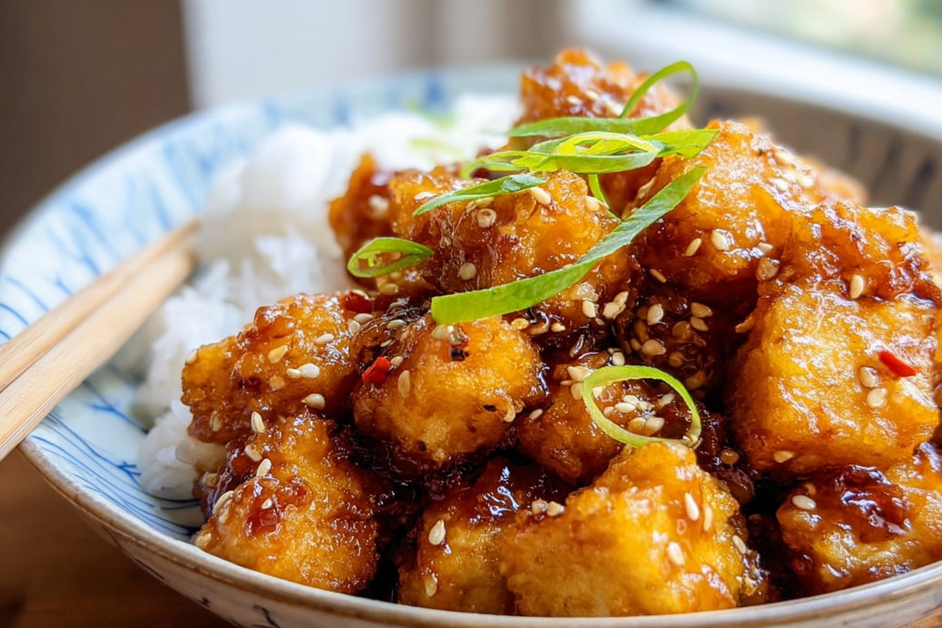 Honey Garlic Tofu