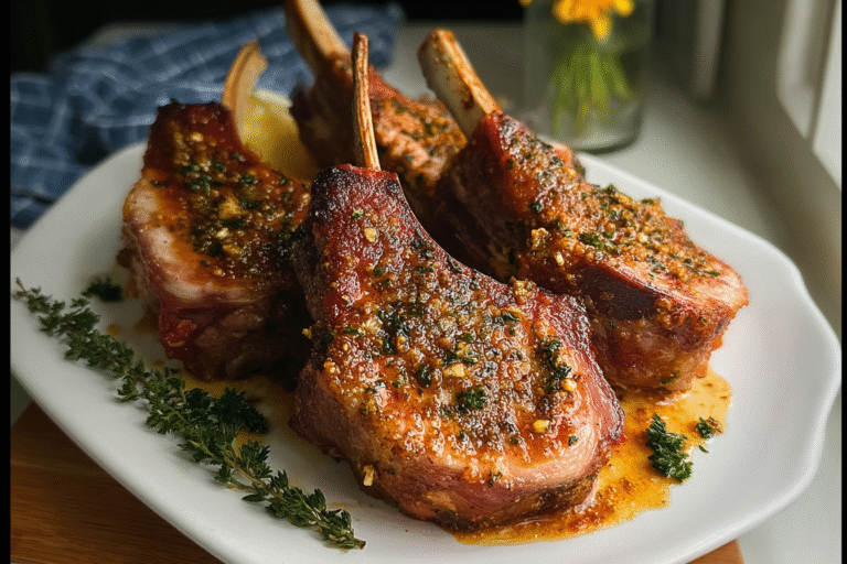 Honey Mustard Roasted Pork Rack 52.Png