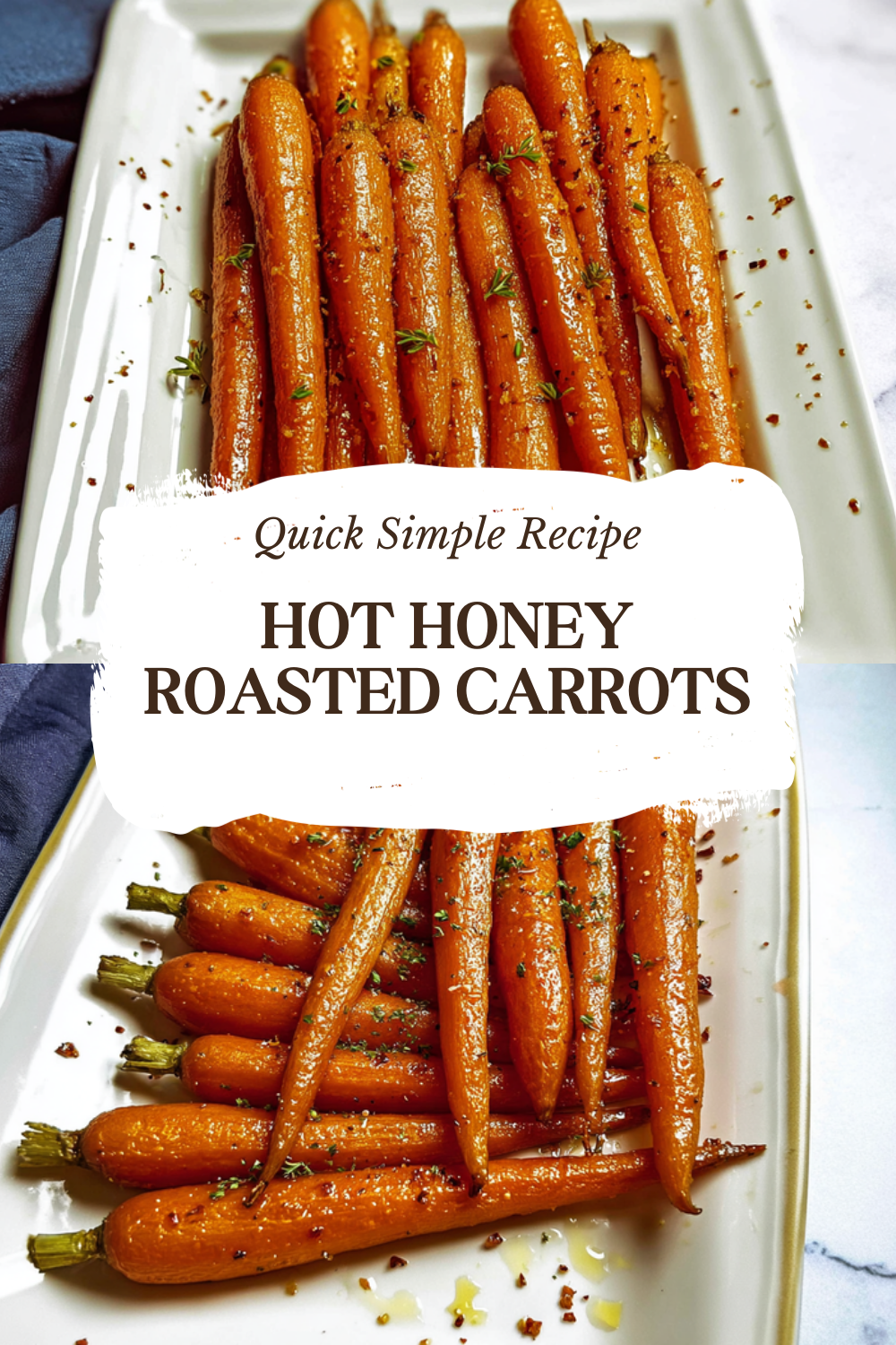 Hot Honey Roasted Carrots