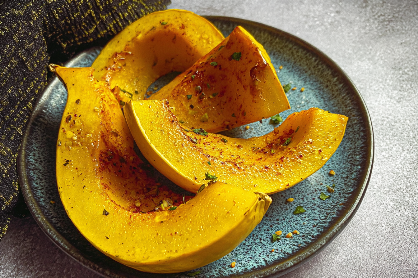 Hot Honey Roasted Pumpkin