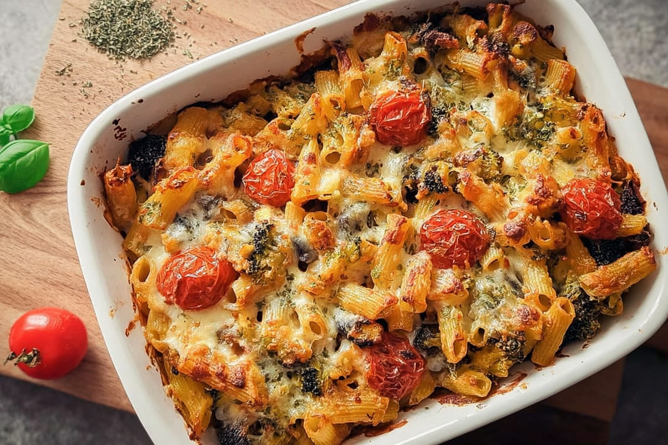Mediterranean Vegetable Pasta Bake