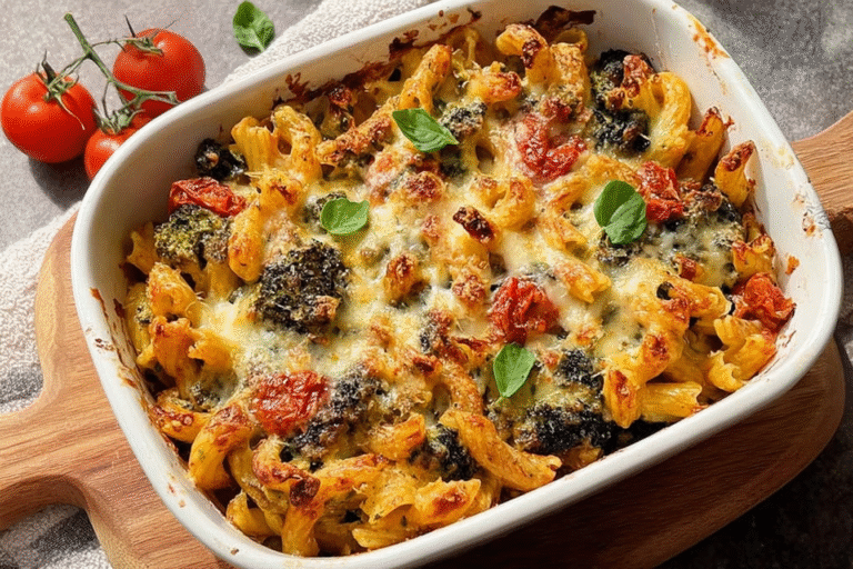 Mediterranean Vegetable Pasta Bake 91.Png