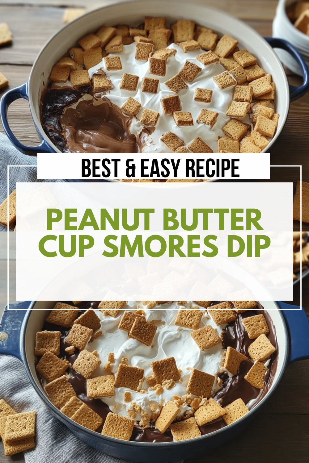 Peanut Butter Cup Smores Dip
