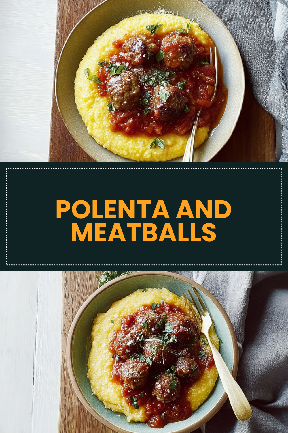 Polenta And Meatballs