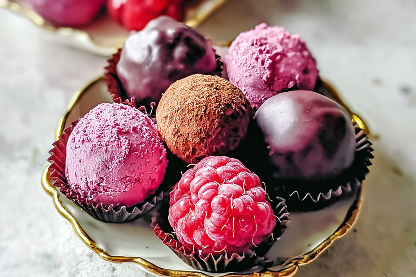 Raspberry Truffles
