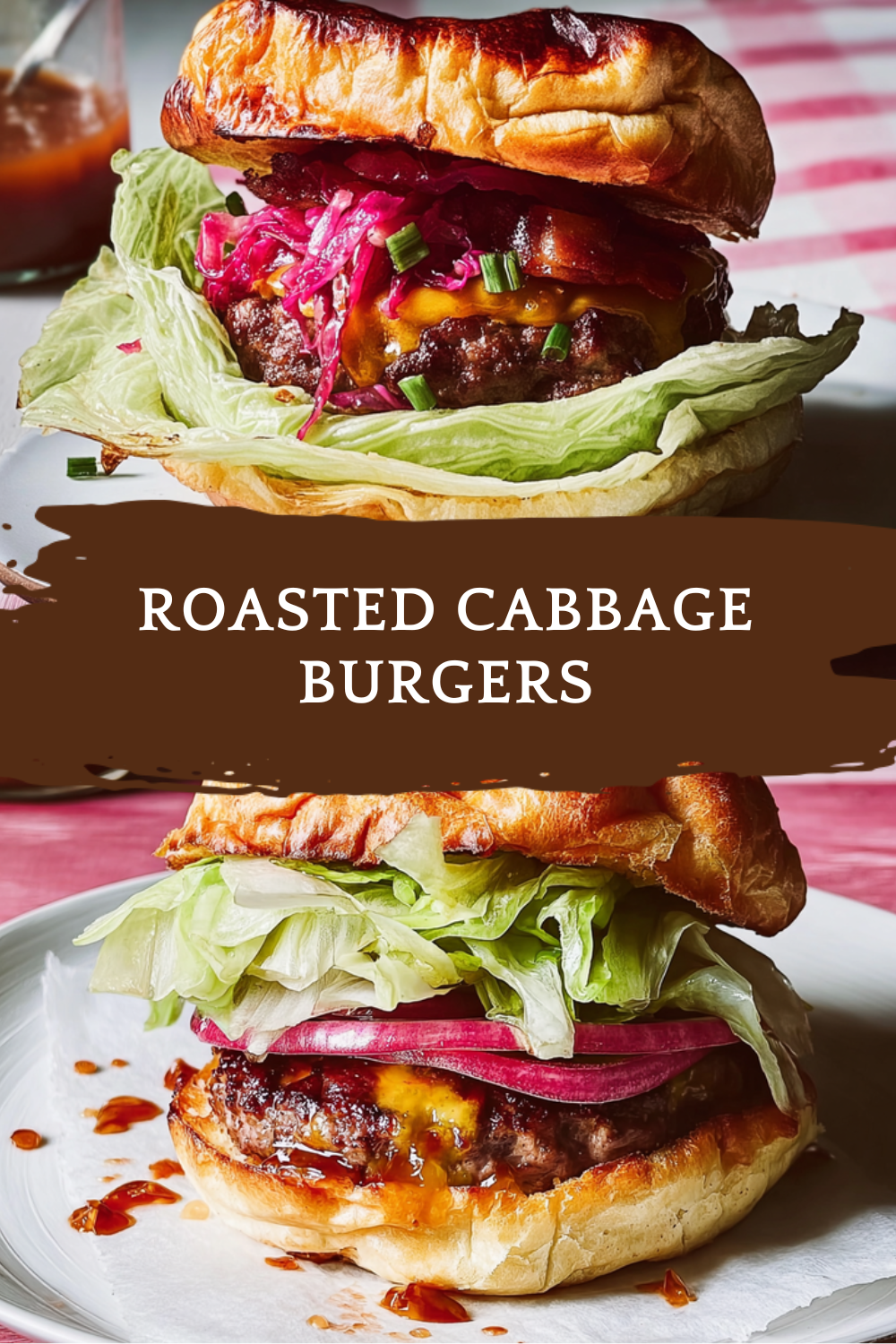 Roasted Cabbage Burgers