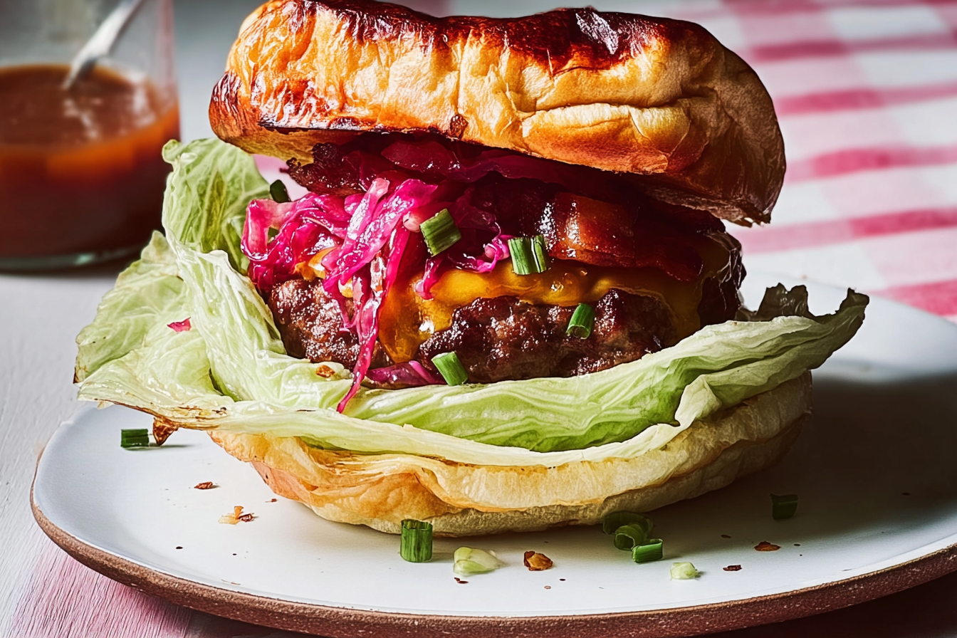 Roasted Cabbage Burgers