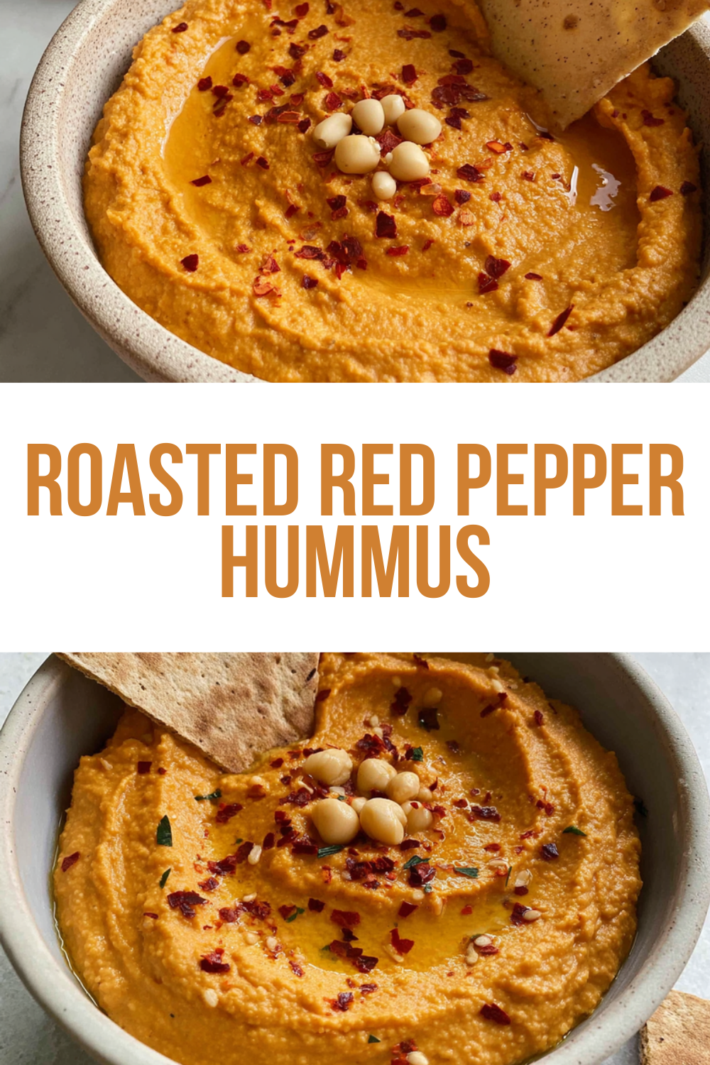 Roasted Red Pepper Hummus