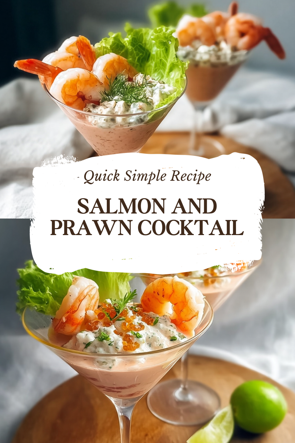 Salmon And Prawn Cocktail