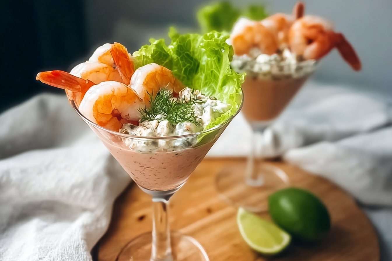 Salmon And Prawn Cocktail