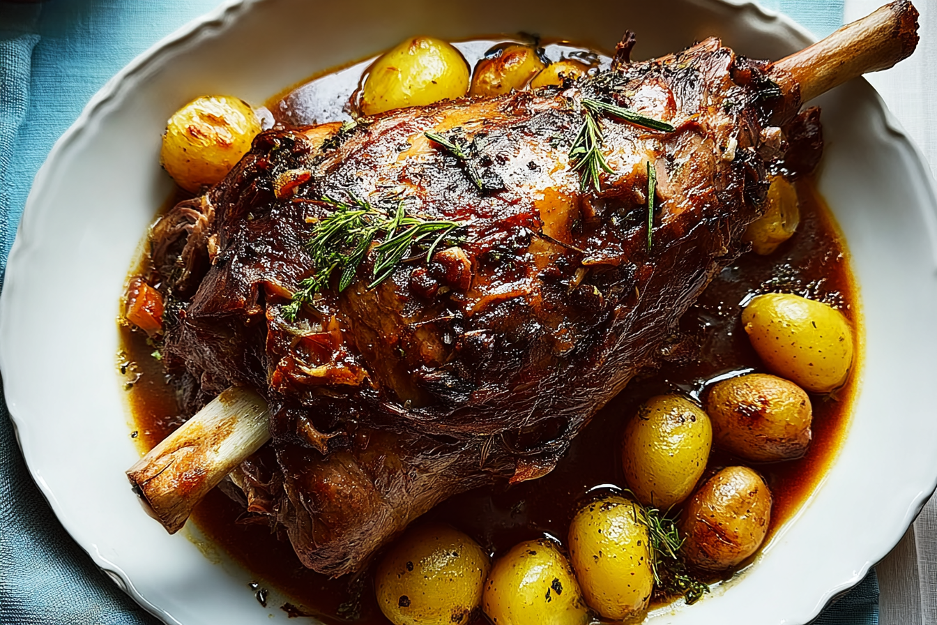 Slow Roasted Lamb Shoulder
