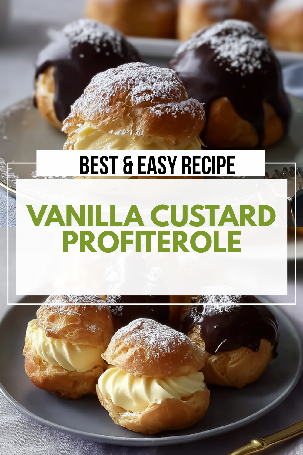 Vanilla Custard Profiterole