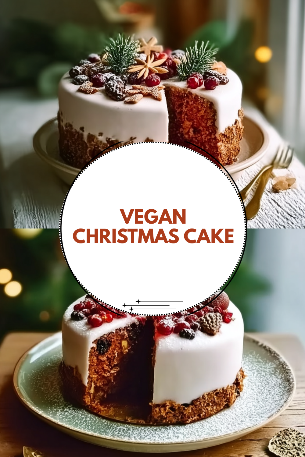 Vegan Christmas Cake